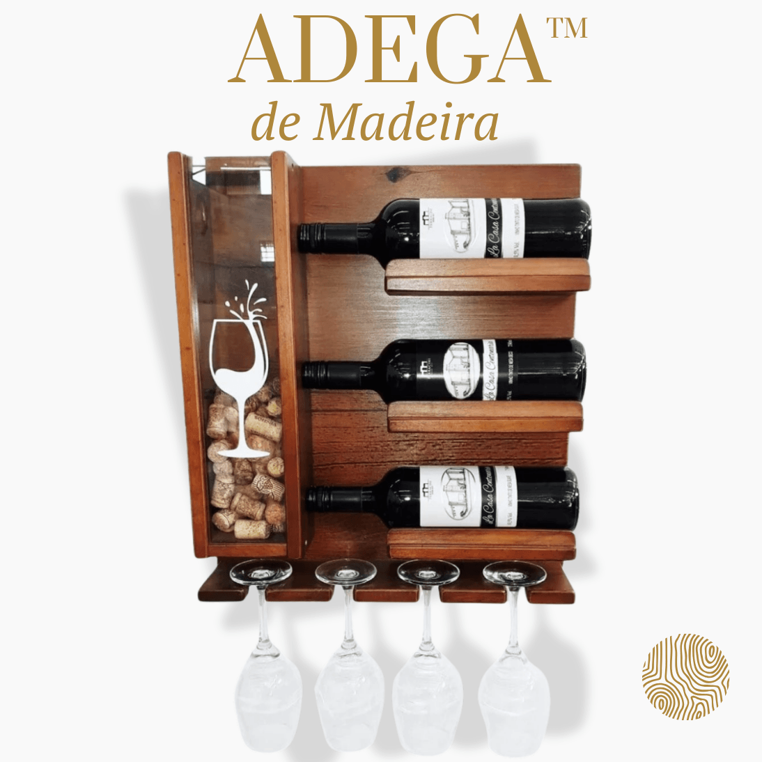 Adega de Madeira™ - Sem Medidas