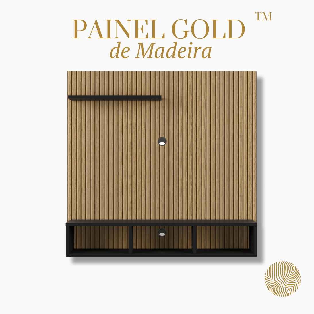 Painel Gold para TV™ - Sem Medidas